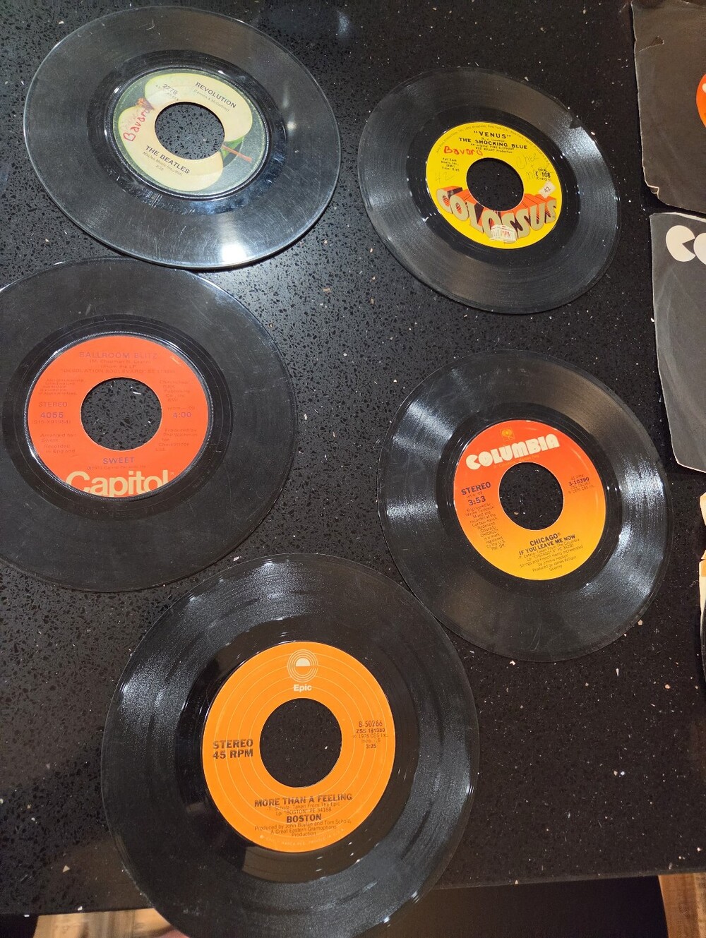 Vintage 45 RPM Record Singles Collection - Multi Color Labels - Picture 4 of 7